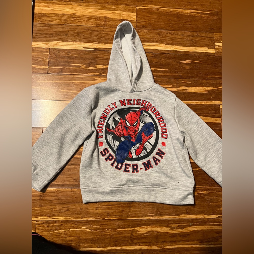Marvel Spider-Man Gray Kids Hoodie